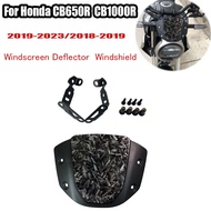 Motorcycle cb650r windshield For honda CB650R 2019-2023 CB1000R 2018-2019 Sport Windshield Water tra