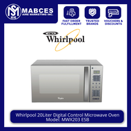 Whirlpool 20 Liter Digital Control Microwave Oven MWX203 ESB