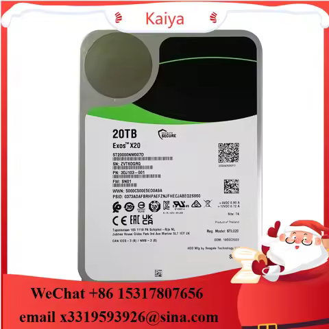 Exos X20 14TB/16TB/18TB/20TB Enterprise HDD 7200RPM SATA 3.5"