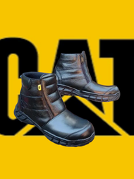 Sepatu Kulit Safety Ujung Besi Sepatu Dubai Sepatu Cetah Proyek