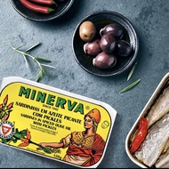Minerva Spiced Sardines in Olive Oil & Pickles 120g (PORTUGAL)