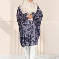 TUDIAA SEROJA Baggy Style Printed Blouse Plus Size / Women Muslim Wear / Long Sleeve Tshirt Blouse