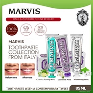 🔸100%𝑶𝒓𝒊𝒈𝒊𝒏𝒂𝒍🔸Marvis Whitening Mint Toothpaste – 85ml/Marvis Toothpaste From Italy Classic Strong强效美