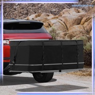 [WishshopelxlMY] Cargo Carrier Bag Cargo Bag Reinforced Straps Luggage Zipper Black Cargo