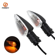 12V 2PCS LED Turn Signal Light Motorcycle Indicator Rear Flasher Blinker Lamp Accessories for YAMAHA
