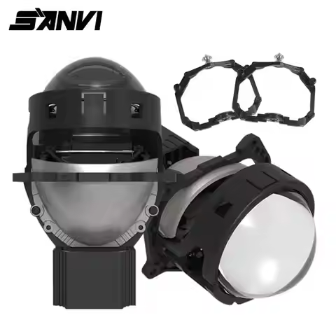 SANVI Bi LED Projector Lense Headlight for Audi Q5/Q7/A4/A5/A6/BMW X5 E53 E70/ Lexus RX350 RX300 550