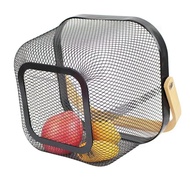 Metal Mesh Basket Multi-Functional Hanging Kitchen Baskets Fruit Basket with Handle for Kitchen Bath