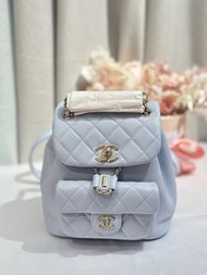 01.16門市現貨🩵Chanel 24P Collection😍Duma Back Pack 限定色 Baby blue ✅Full set 有單