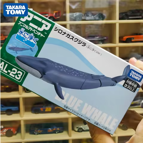 Takara Tomy Simulation Wild Animal Collectible Model 2026 New Original Megalodon Orca Whale Shark Bl