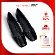 Luxury Carnaval Square Toe High Heels 7 Inches High Quality Polished Leather - VS67