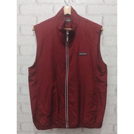 Jaguar Club Men's Zip-Up Vest Maroon Chest 42" Length 26"