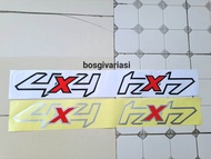 Stiker 4x4 offroad ranger hilux fortuner / stiker 4x4 / stiker ranger off roaf 4x4 hilux fortuner