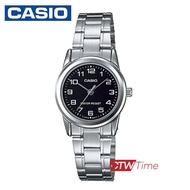 Casio Standard นาฬิกาข้อมือผู้หญิง สายสแตนเลส รุ่น LTP-V001D