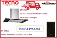 TECNO HOOD AND HOB FOR BUNDLE PACKAGE ( KA 9228 &amp; TA 303VC ) / FREE EXPRESS DELIVERY