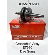 Crankshaft Assy ET950 DaSung As Kruk Genset 2 Stroke
