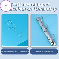 yiyi 1PCS A4 Perforated Folder Candy-Colored Transparent O-shaped 2-hole, 3-hole, 4-hole Waterproof 