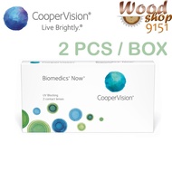 (2  PCS) Cooper Vision Biomedics Now Monthly Disposable Lens Hydrogel Clear Contact Lenses
