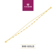 HABIB 999/24K Yellow Gold Bracelet 9GW00081124