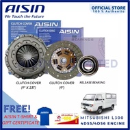 AISIN Clutch Kit( Clutch Disc, Clutch Cover, Release Bearing) for MITSUBISHI L300- 4D55/4D56 ENGINE