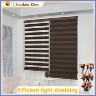 ☜ ⚽︎ ♥ New Louver Curtains, Light Blocking, Non Punching, Bathroom Blocking Curtains, Office Rollin