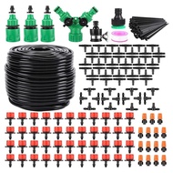 Garden Drip Irrigation Kit Drip Irrigation System 1/4 Inch Blank Tubing Drip Kit DIY Automatic Irrig