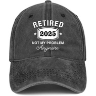 Retirement Gifts for Men Women 2025 Retired Hat Gift Ideas Embroidered Baseball Cap