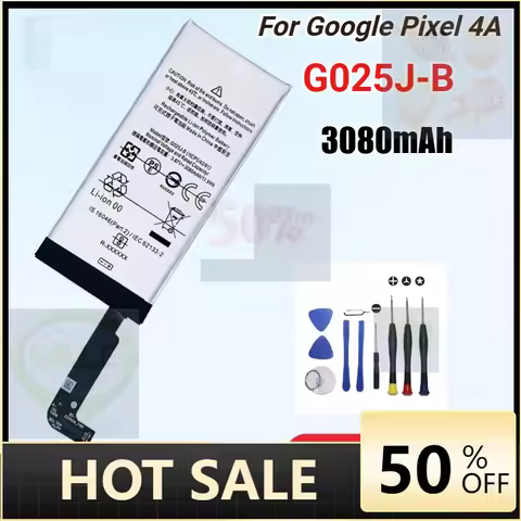 3080mAh G025J-B Replacement Battery for Google Pixel 4A Pixel4A 4G High Quality Mobile Phone Batteri