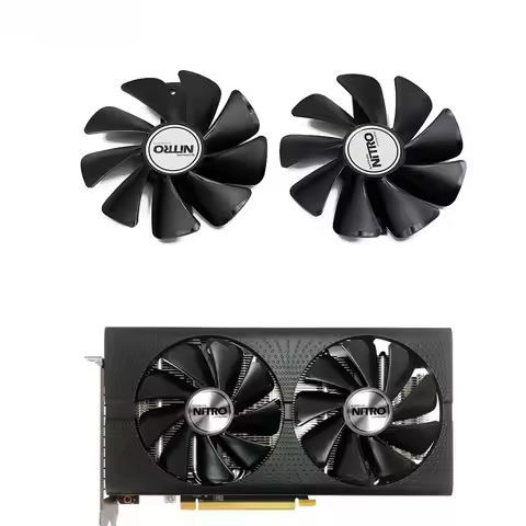 95MM 4Pin GPU Cooling Fan CF1015H12D DC12V 0.42A For Sapphire RX470 RX480 RX570 RX580 Graphics Video