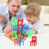 Family Board Game Children Educational Toy Balance Stacking Chairs Stool Game Toy