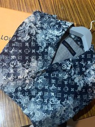 已售 有購證 Louis Vuitton LV 牛仔襯衫  s 偏大 夏威夷衫 滿版爆款 95新