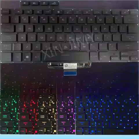 GA503 US Russian RGB Backlit Keyboard For ASUS ROG Zephyrus M16 GU603/GU603HR/GU603HM/GU603HE, M16 G