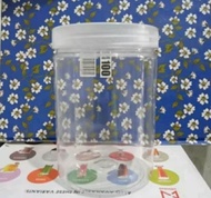 Toples Tabung Toples plastik Bening Dengan Tutup Putar ToplesKue Kering
