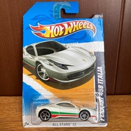 Hot Wheels Regular Ferrari 458 Italia F412 F 412 Lot 2012 Diecast HotWheels HW Mobil Mobilan