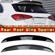 For Benz A-Class A200 A220 A180 A35 AMG W177 2018+ Body Kit Rear Roof Spoiler Rear Trunk Wing Roof S