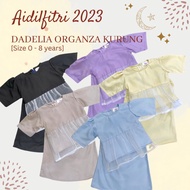 Baju Kurung Budak Perempuan Baby Girl Peplum Tutu Organza Lace Kurung Baju Raya Kids 2024 Gosh Kids Design Dadelia