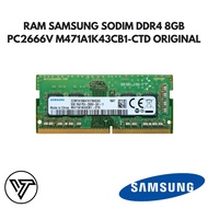 SAMSUNG 8GB DDR4 SODIMM 1Rx8 PC4-2666v-SA1-11 M471A1K43CB1 - CTD