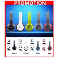 READY STOCK P47 Power Bass Foldable Mini Bluetooth Wireless Headset MP3 / TF Card with Button Contro