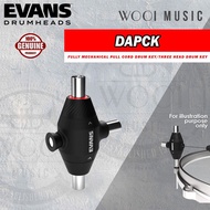 Evans DAPCK Fully Mechanical Pull Cord Drum Key / Three Head Drum Key [Made in USA]