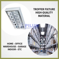 ♻ ◶ ☽ T8 Louver Housing High Quality with or without LED Tube Light / Recessed & Mounted