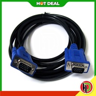 Hotdeal 5M VGA M/M Cable VGA Cable Network Cabel Wayar Network  Computer Accessories
