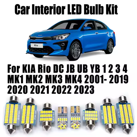 LED Interior Map Dome Light Car Reading Bulbs Kit For KIA Rio DC JB UB YB 1 2 3 4 MK1 MK2 MK3 MK4 20
