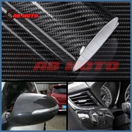 ∆ 7D Carbon Fiber Sticker Waterproof Glossy Vinyl Roll Motorcycle Decal Multi Size