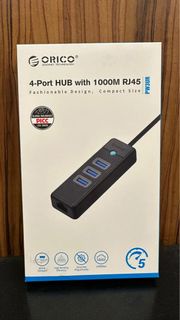 ORICO USB-C 4-port HUB with RJ45