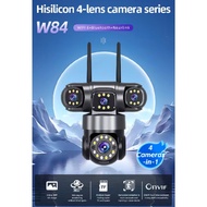 Yashany 4 lens 4K 8MP solar camera 4G SIM card CCTV wireless WIFI outdoor