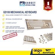 Aigo DarkFlash GD87/GD100/GD108 Dual Mode Wireless 2.4G & Usb Mechanical Keyboard