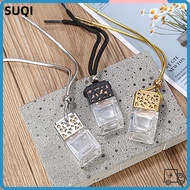 LUCKY-SUQI Empty Bottle, Refillable 8ML Perfume Bottle, Lightweight Glass Pendant Style Car Fragrant
