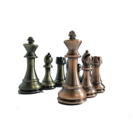 Chess Pieces Set Exquisite Acrylic Retro Antique Decoration Chessboard High-end Luxury Large Pieces Family Children Gift