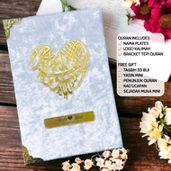 (A5+NAMA+LOGO+NO TAG)QURAN HANTARAN MUJAM TERJEMAHAN MELAYU BALDU VELVET COVER