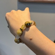 客製化水晶礦石手鍊 鈦晶母礦 高定款