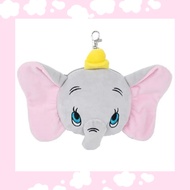 Dumbo Plush Bag Retractable Soft Pouch Pass Holder Plush Bag Charm Retractable Soft Pouch Pass Holde
